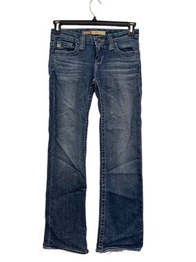 Big Star Remy Low Rise Bootcut Jeans Blue Denim Womens Size 25L